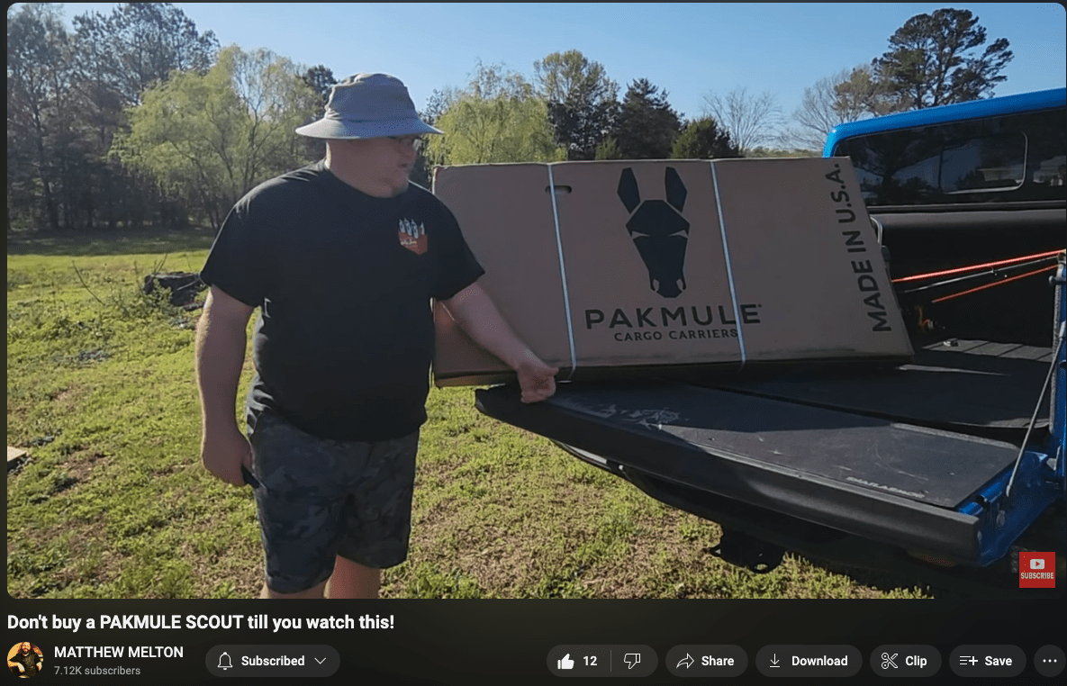 New Review of the PAKMULE Scout
